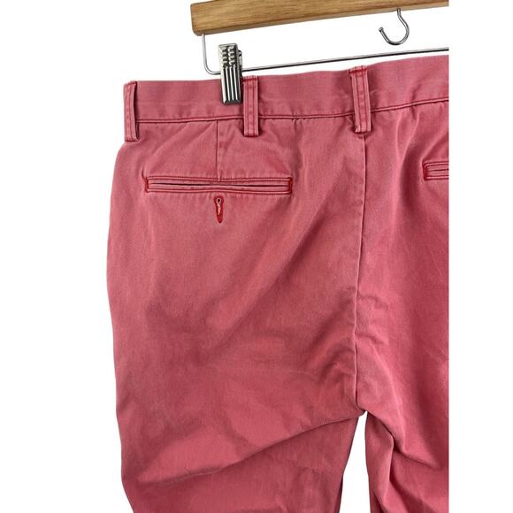 Polo Ralph Lauren Classic Fit Pink Red Pants 36 X 32 Salmon Chinos Men’s Preppy - Picture 5 of 10
